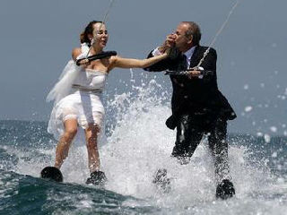 海边冲浪结婚
