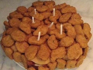 麦乐鸡块生日蛋糕